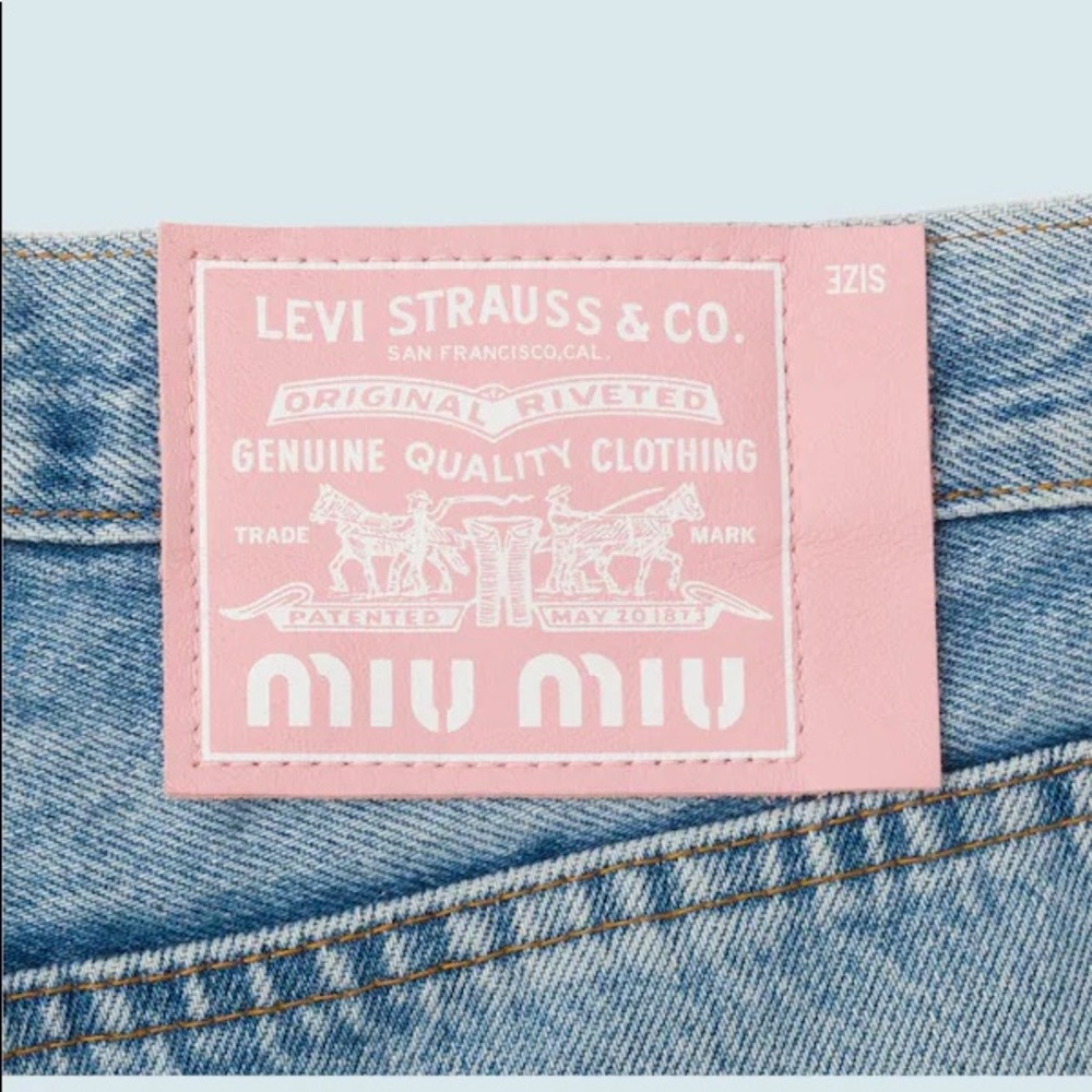 MIU MIU X Levi’s limited edition 501’s